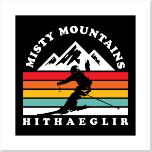 Misty Mountains Posters and Art